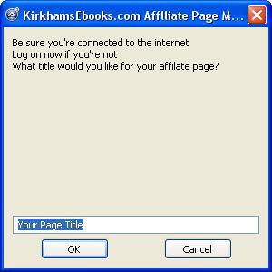 Affiliate Page Maker for Clickbank screenshot